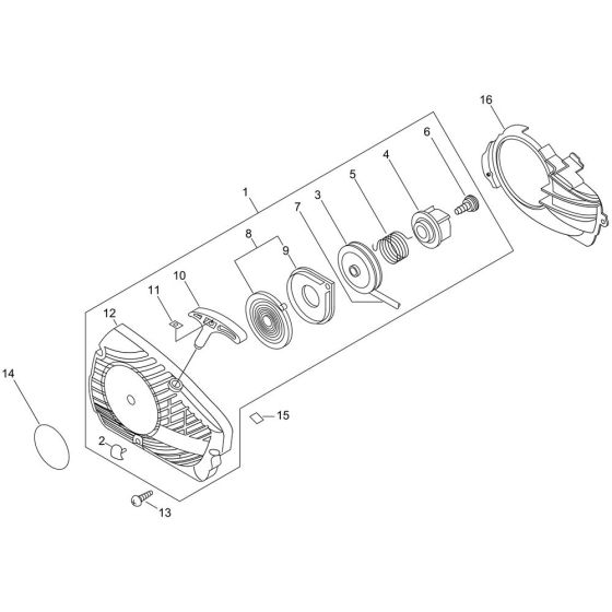 Recoil Starter for ECHO CS-280TES