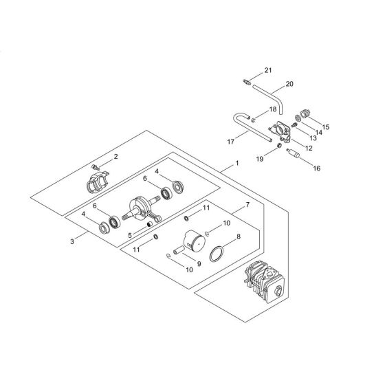 ECHO CS-281WES Parts