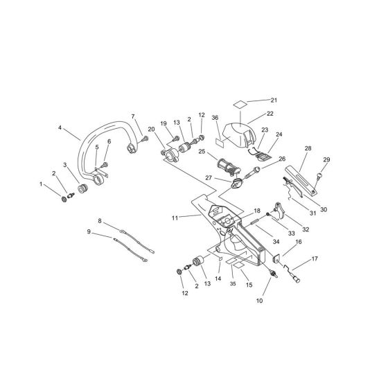 Handle for ECHO CS-350WES