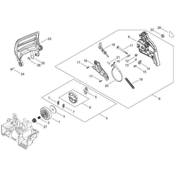 Chain Brake for ECHO CS-3510AC
