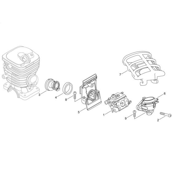 Air Cleaner & Carburettor