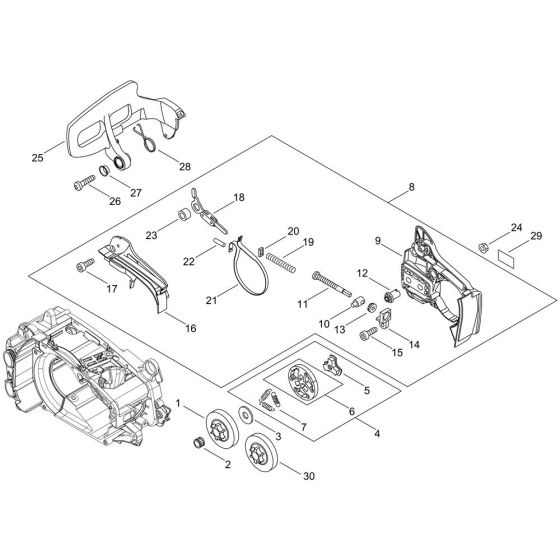 Chain Brake for ECHO CS-355T