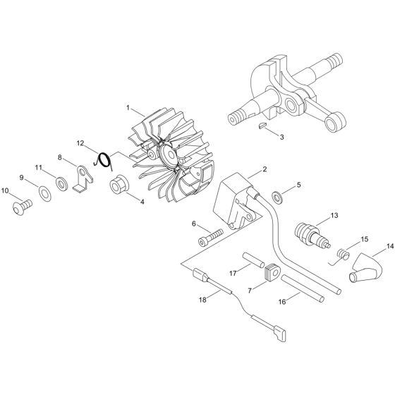 Magneto for ECHO CS-362TES
