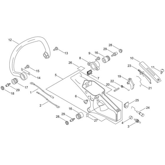 Handle for ECHO CS-362WES