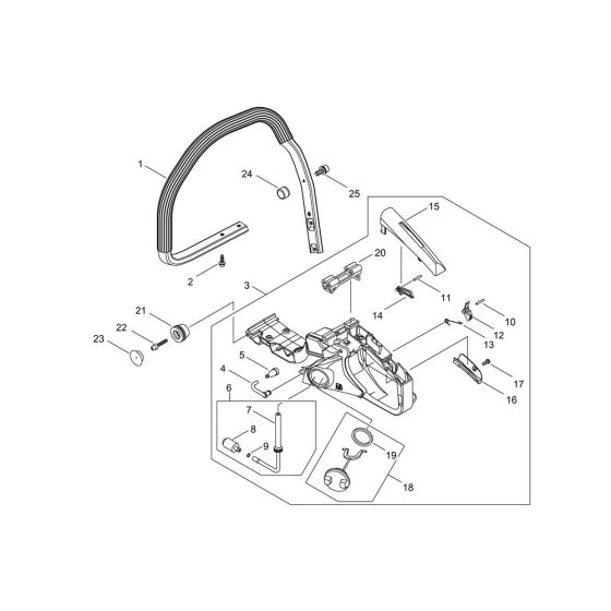 Handle for ECHO CS-390ESX