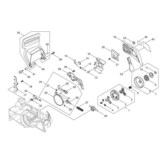 Chain Brake for ECHO CS-390ESX