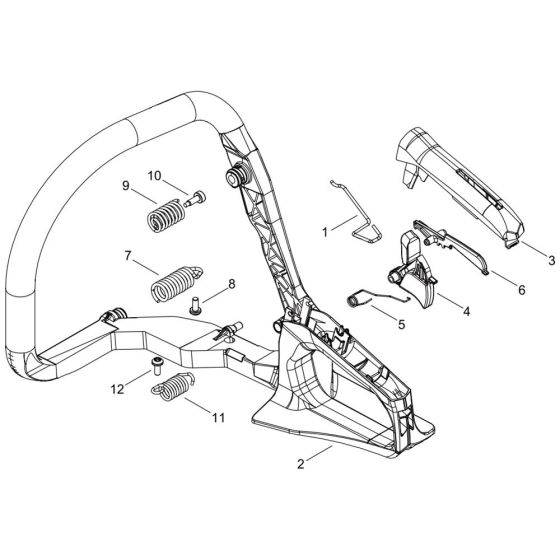 Handle for ECHO CS-4010