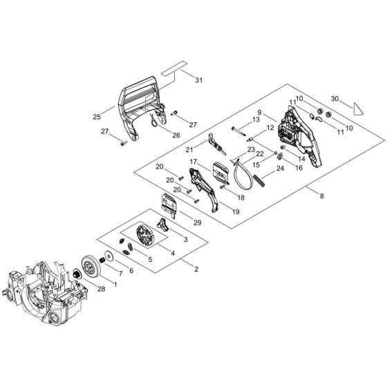 Chain Brake for ECHO CS-4010