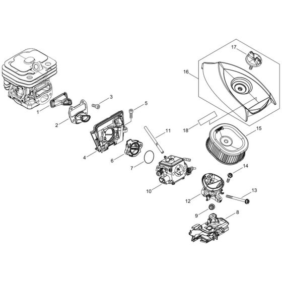 Air Cleaner & Carburettor