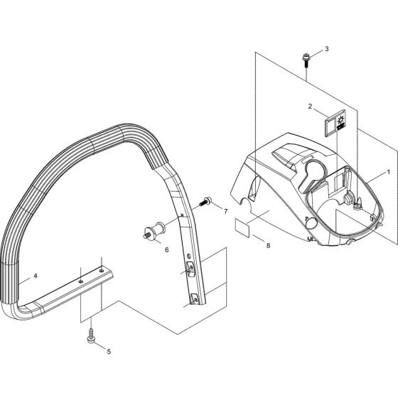 Handle for ECHO CS-500ES