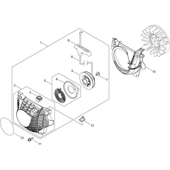 Recoil Starter for ECHO CS-501SX