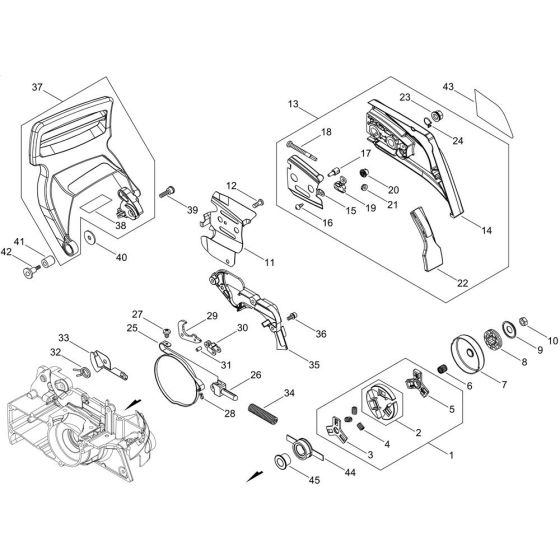 Chain Brake for ECHO CS-501SX