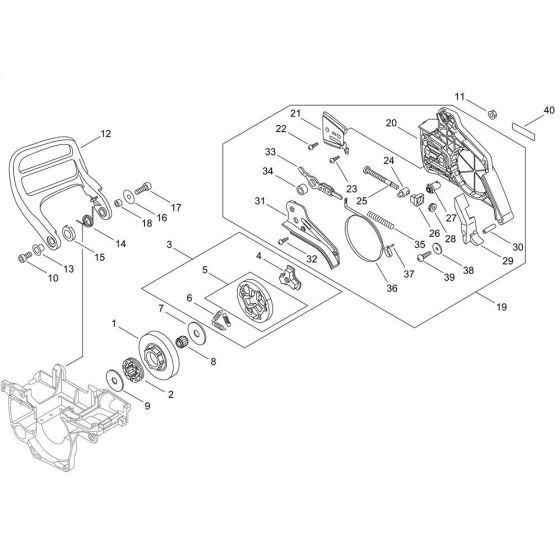Chain Brake for ECHO CS-510