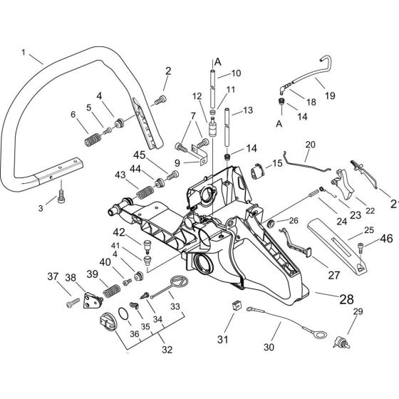 Handle for ECHO CS-600
