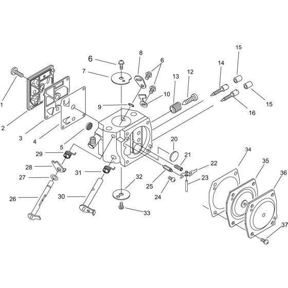 Carburettor for ECHO CS-600