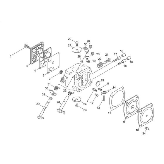 Carburettor for ECHO CS-610