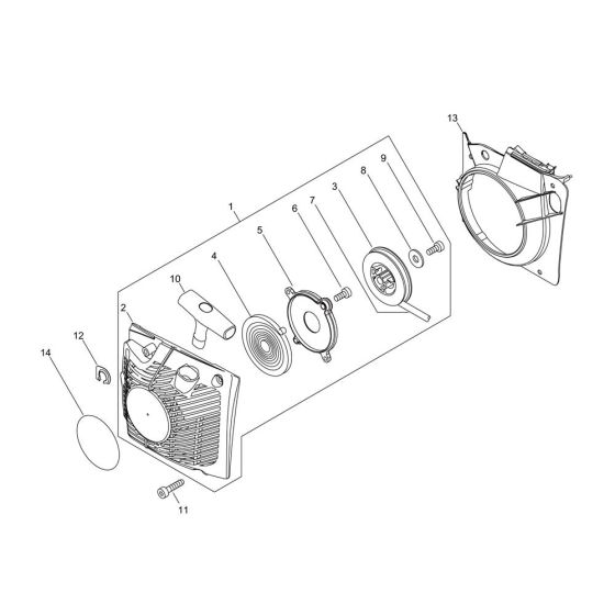 Recoil Starter for ECHO CS-610