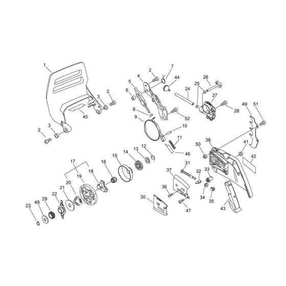 Clutch & Sprocket for ECHO CS-620SX