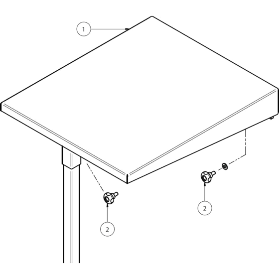 Table Extension Assembly for Norton Clipper CST100-230V Table Saw