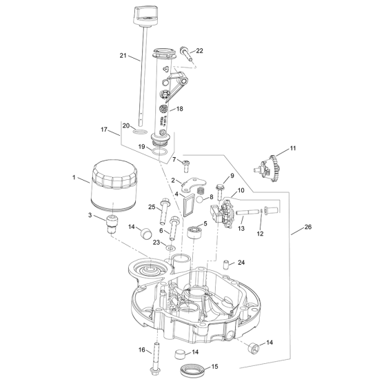 Kohler CV200 Lubrication