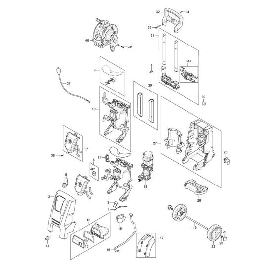 Nilfisk D130.4-9 PAD Assembly
