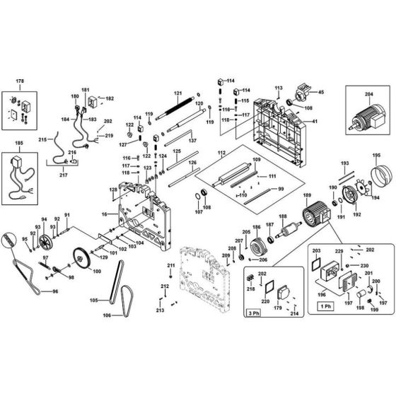 Motor Assembly for DeWalt D27300