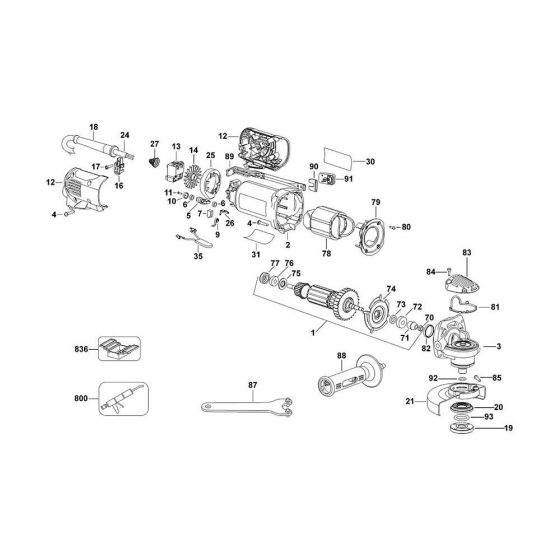 Main Assembly for DeWalt D28130
