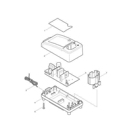 Makita DC1414 Charger Assembly
