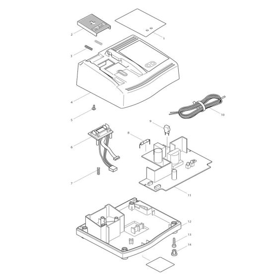 Makita DC24SA Charger Assembly