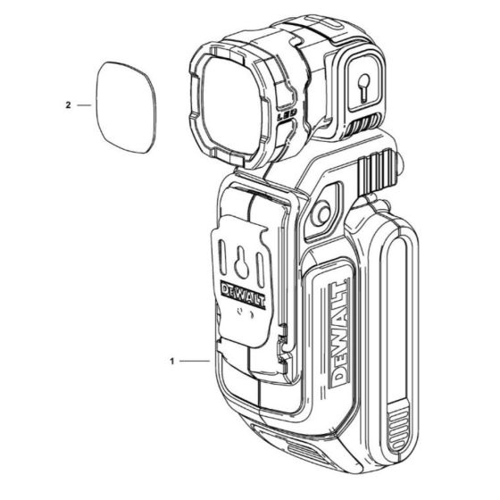 DeWalt DCL044 Torch Assembly