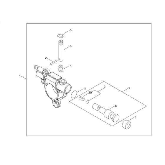 Oiler for ECHO DCS-2500T