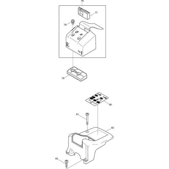 Air Filter Housing for Makita DCS400-35