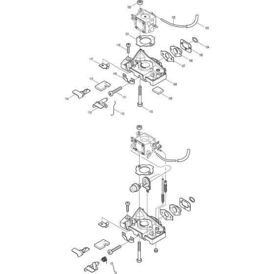 Carburetor Assembly for DCS400-35