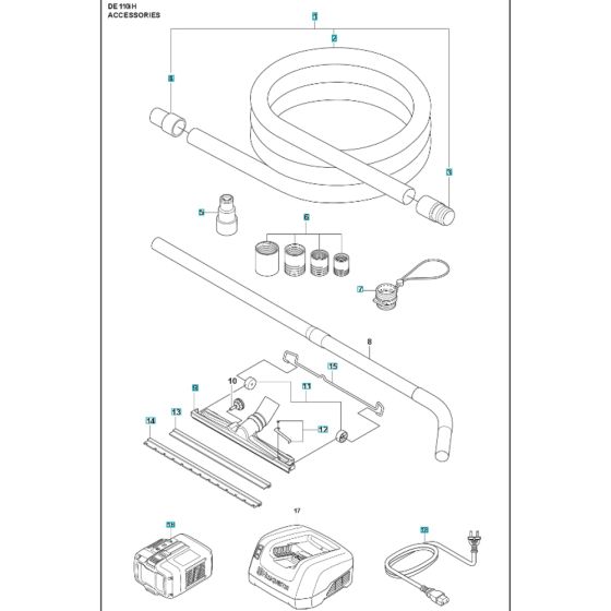 Husqvarna DE110iH Accessories