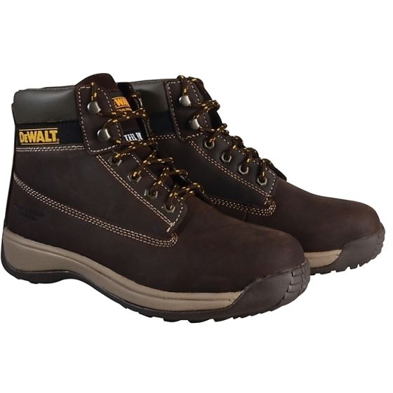 Apprentice Hiker Brown Nubuck Boots UK 10 Euro 44 by DEWALT