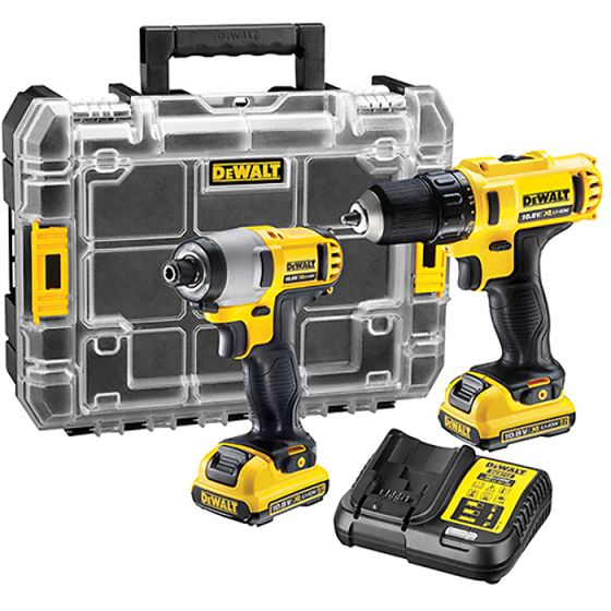 DCK211D2T XR Twin Pack 10.8 Volt 2 x 2.0Ah Li-Ion by DEWALT - DCK211D2T-GB