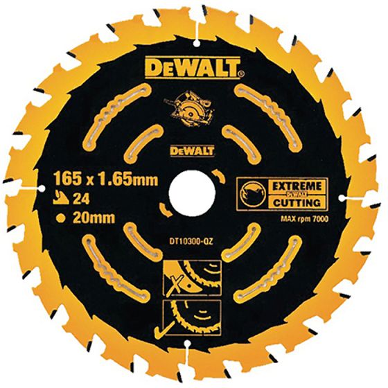 Circular Saw Blade 165 x 20mm x 40T Corded Extreme Framing by DEWALT - DT10301-QZ