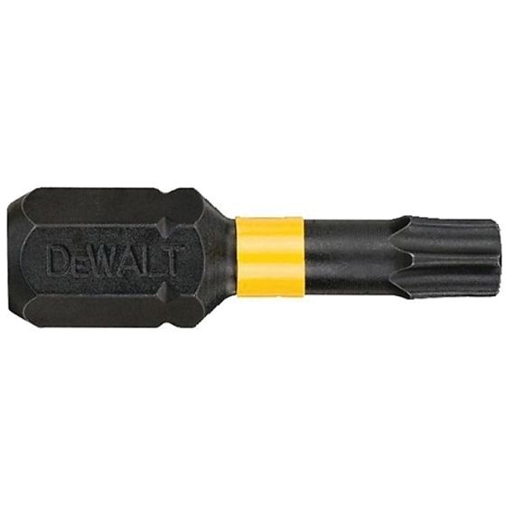Impact Torsion Bits TX30 25mm Pack of 5 by DEWALT - DT7384T-QZ