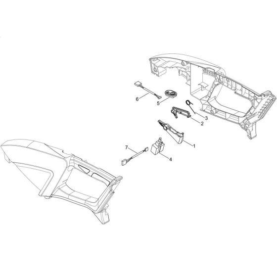 Throttle for ECHO DHC-200