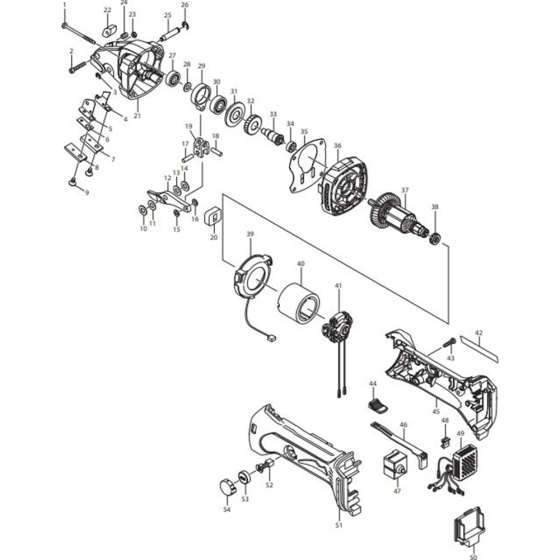 Makita DJS161RFE Assembly