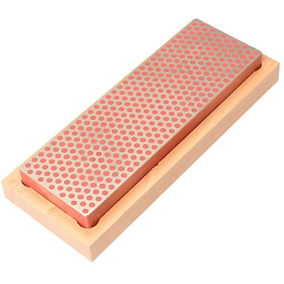 Diamond Whetstone 150mm Wooden Box Red 600 Grit Fine by DMT - DMT-W6F