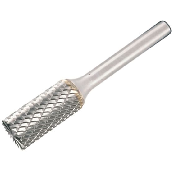Solid Carbide Bright Rotary Burr - Cylinder with Endcut 8mm x 6mm by Dormer - P8038.0X6.0