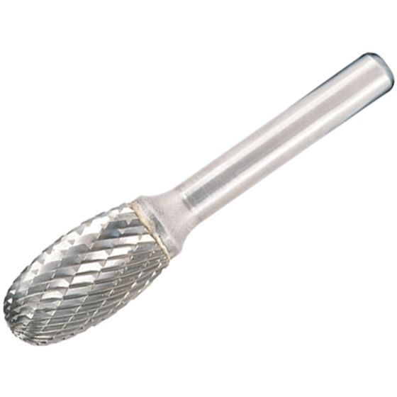 Solid Carbide Rotary Bright Burr Oval 8mm x 6mm by Dormer - P8098.0X6.0