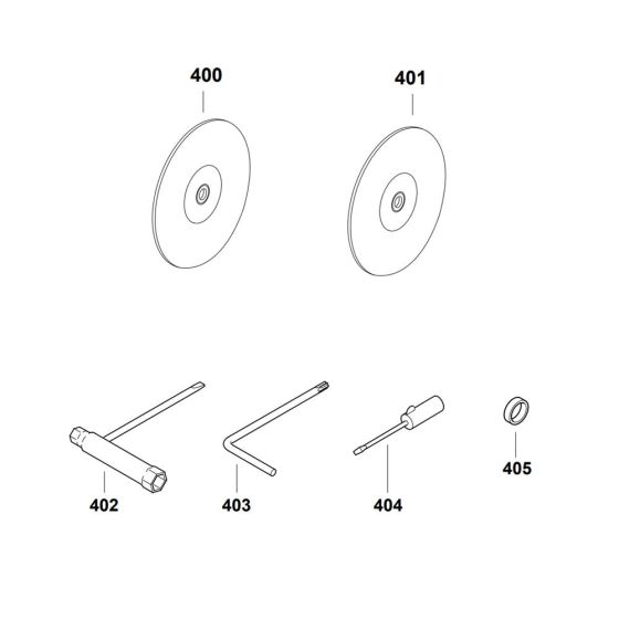 Makita DPC6401 Accessories