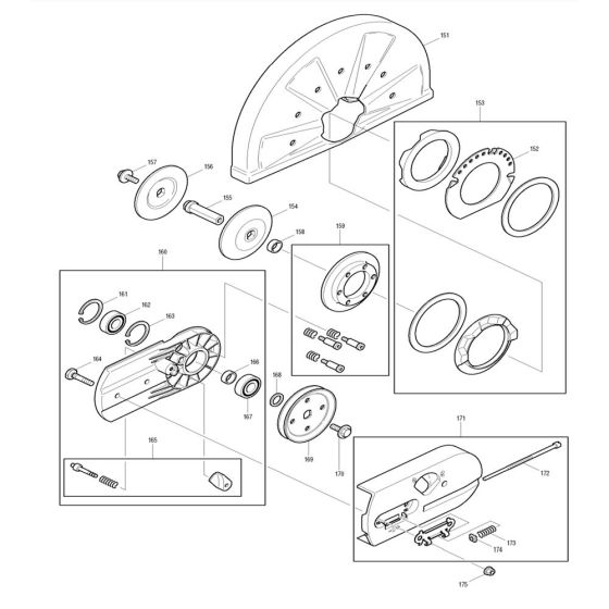Makita DPC7300 Hood Assembly
