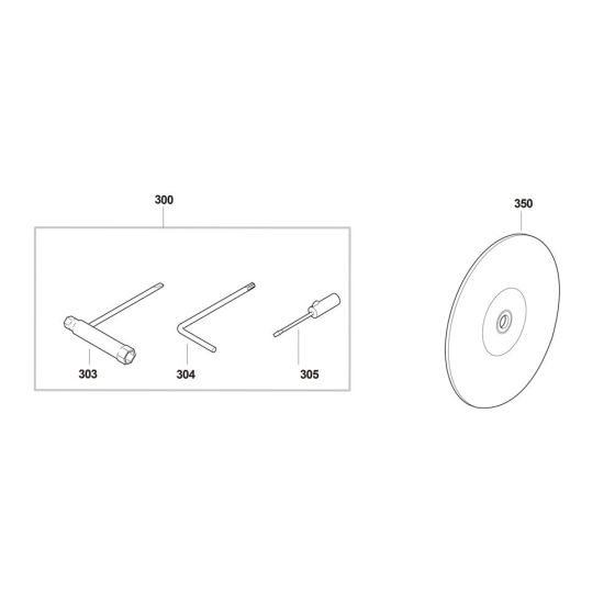 Makita DPC7321 Accessories