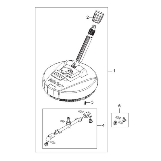Patio Cleaner Assembly for Nilfisk