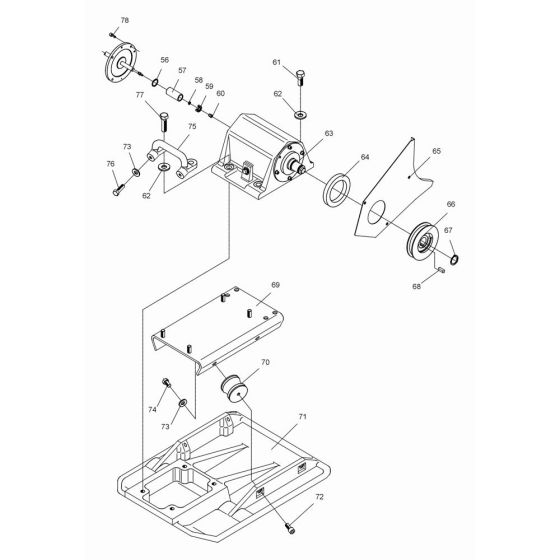 Baseplate Assembly for DPS3050