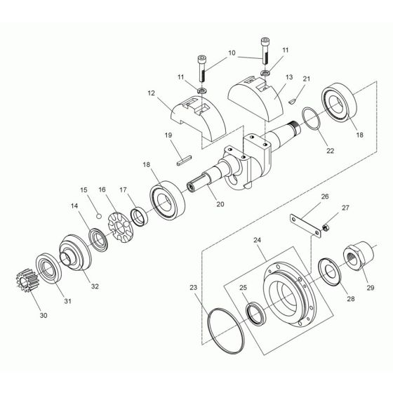 Crankshaft Assembly for DPS3050