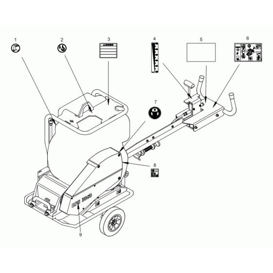 Decals for Wacker DPS3060